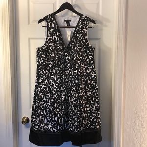 Fit & flare, black & white, 18 Lane Bryant dress
